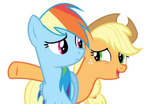 mlp applejack and rainbow dash|More.